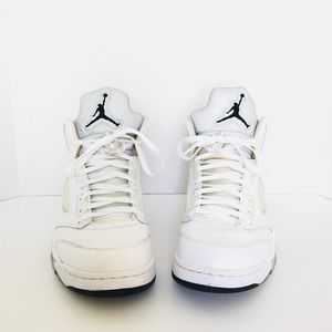 Air Jordan V Retro White Metallic Silver